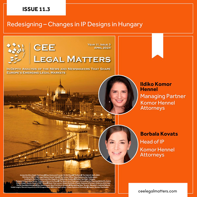 edesigning – Changes in IP Designs in Hungary 